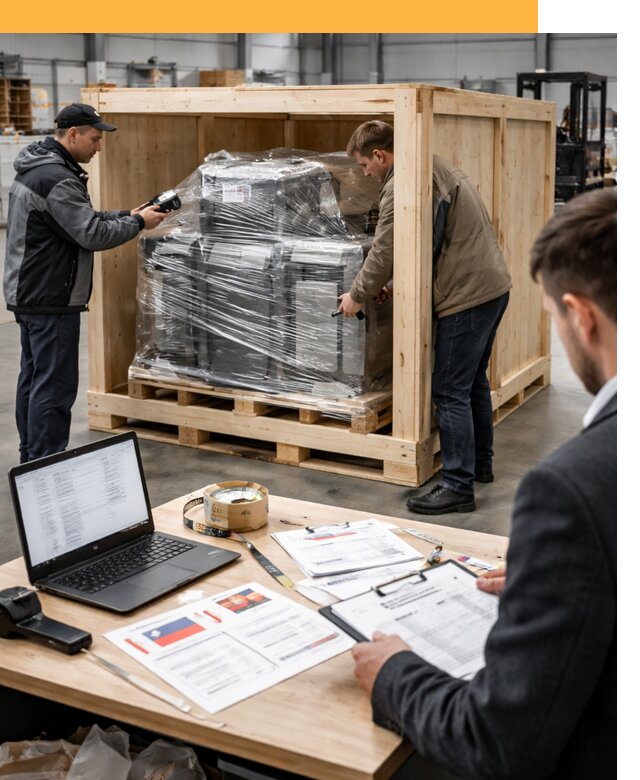 Доставка промышленного оборудования из США от 66359 руб