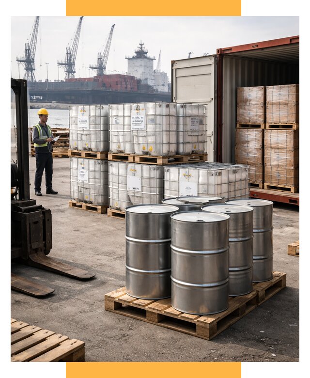 Доставка химического сырья из Индии от 255225 р. | СетСервис-Хнт