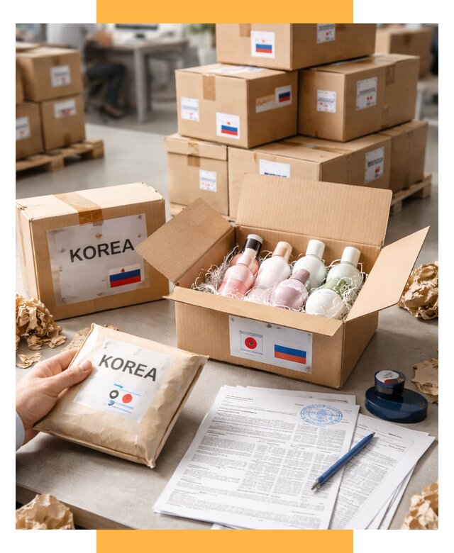 Доставка косметики из Кореи от 8678 р. под ключ | СетСервис-Хнт