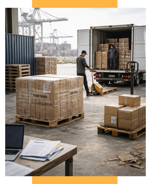 Доставка грузов из Израиля от 15314 р., логистика от СетСервис-Хнт