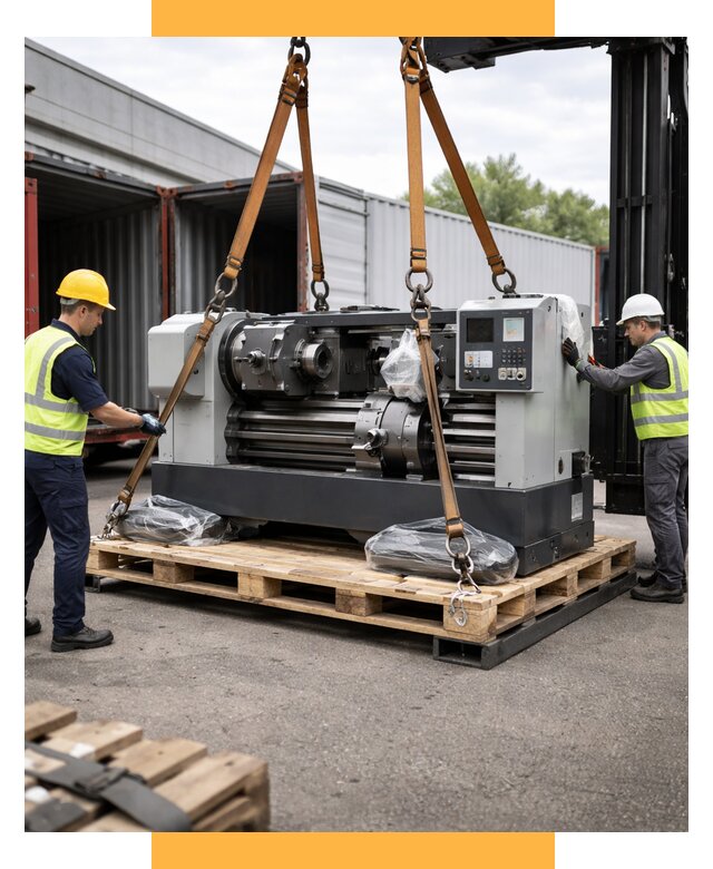 Перевозка станков и таможня от 61254 р. | СетСервис-Хнт логистика