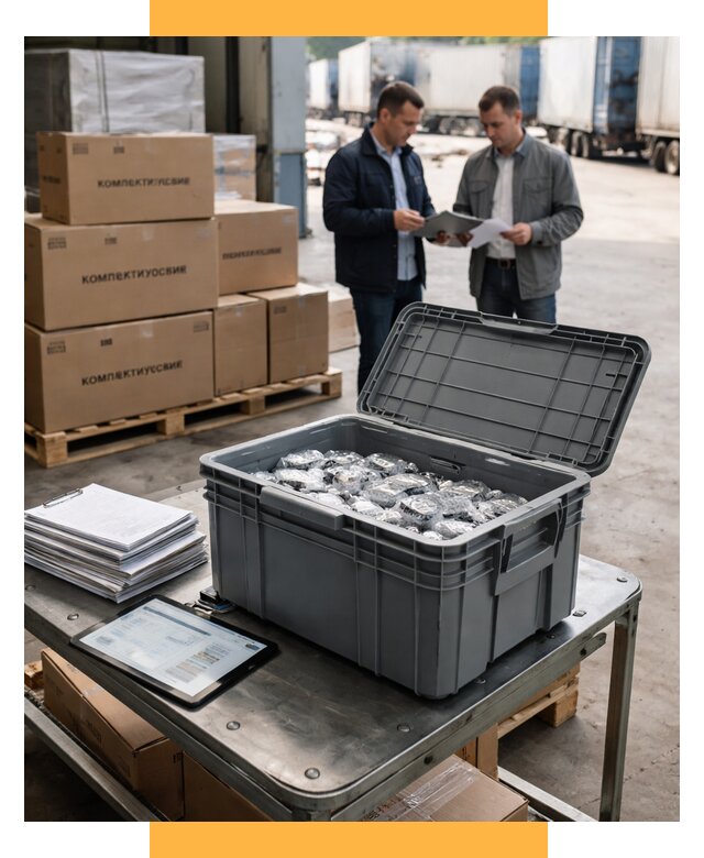 Перевозка комплектующих из Китая от 6636 р. | СетСервис-Хнт