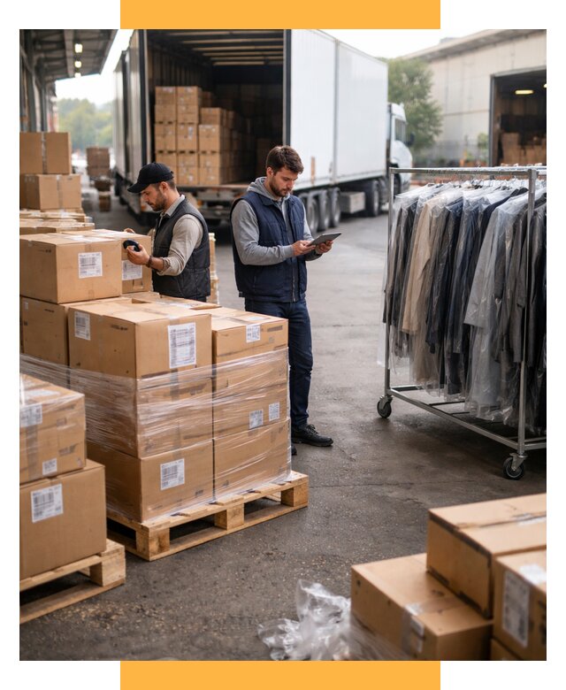 Перевозка и доставка одежды из Китая от 7657 р., СетСервис-Хнт