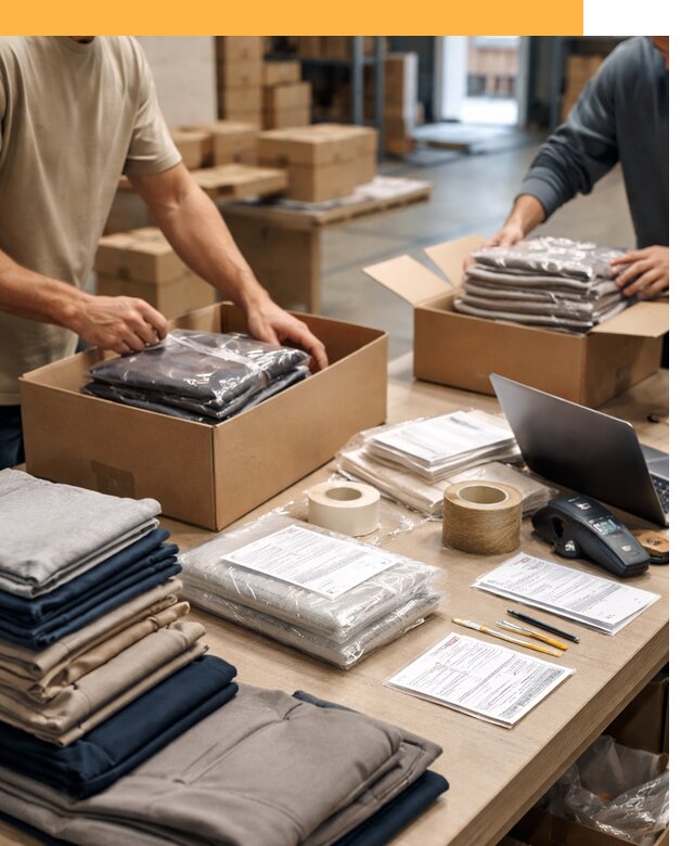 Перевозка одежды по миру от 7657 руб. с таможенным оформлением