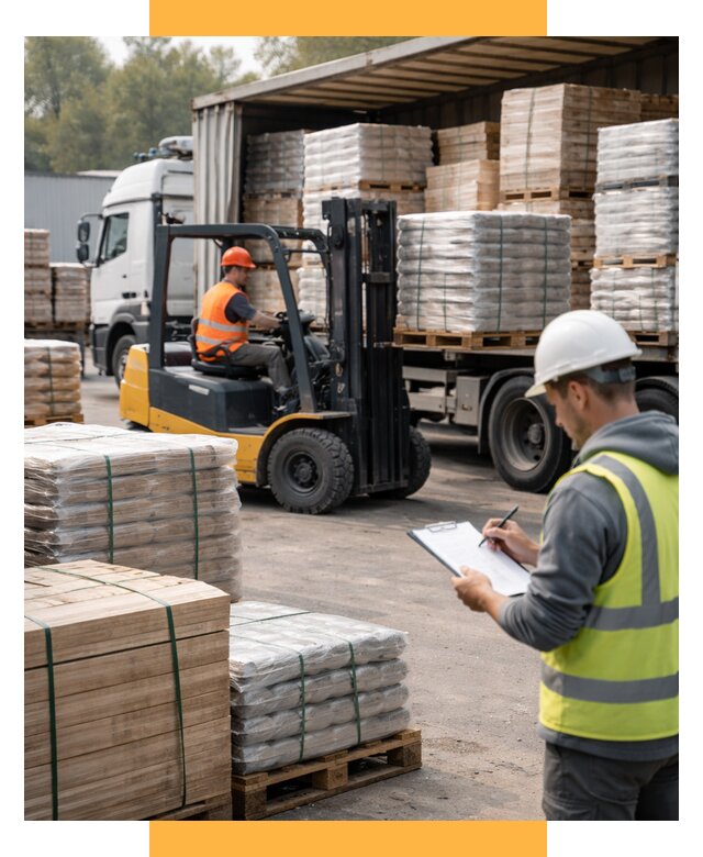 Перевозка строительных материалов от 5615 р. | СетСервис-Хнт