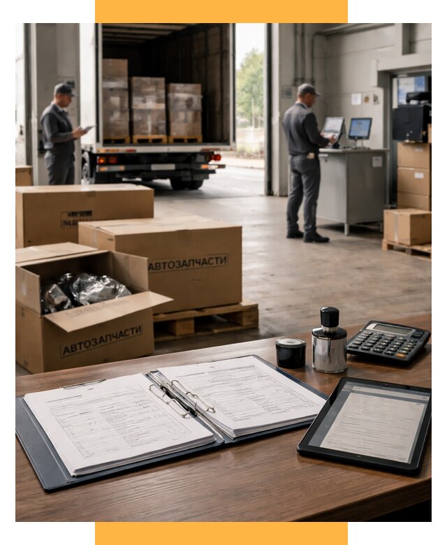 Таможенное оформление автозапчастей под ключ от 8678 р., СетСервис-Хнт