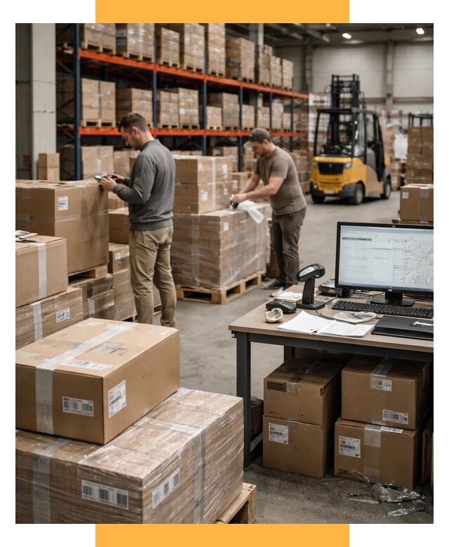 Склад консолидации в Европе от 6636 р., услуги СетСервис-Хнт